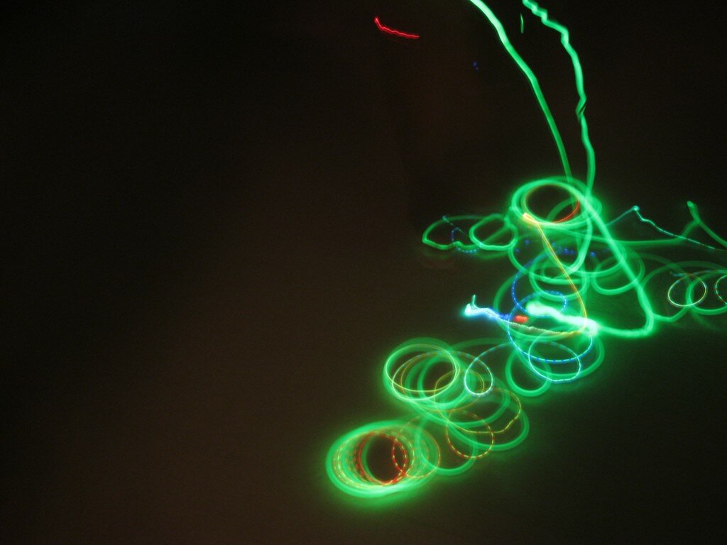 Beyblades and LEDs
